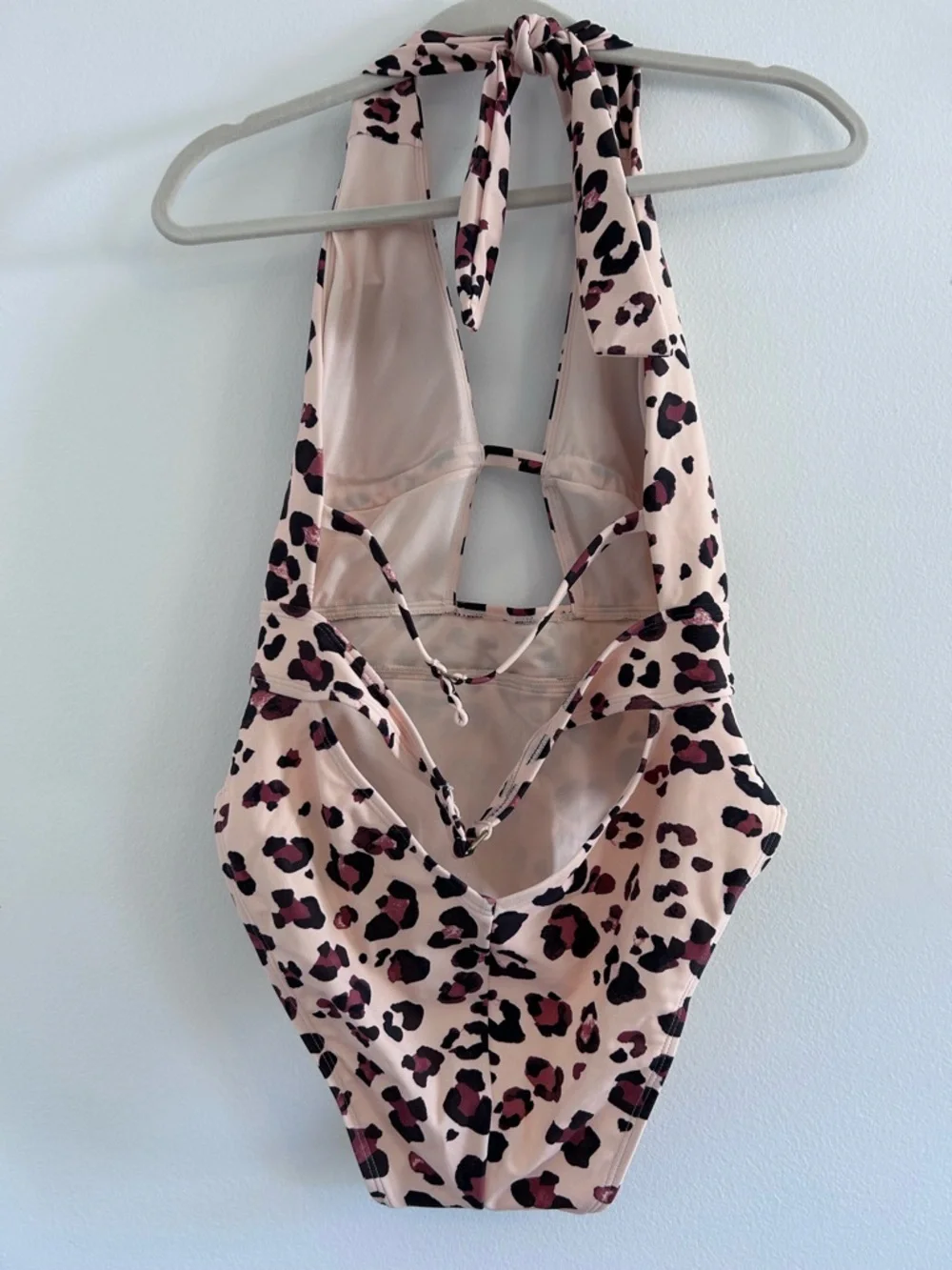 Adore Me Leopard Halter One-Piece Swimsuit - Picture 2 of 2